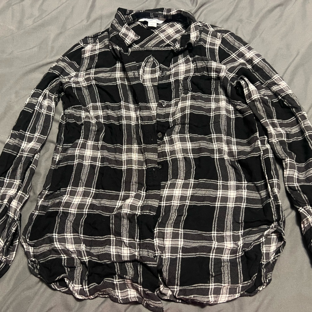 Black & white flannel